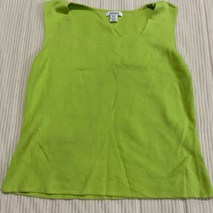 Hampshire Studio Green Square Neck Tank